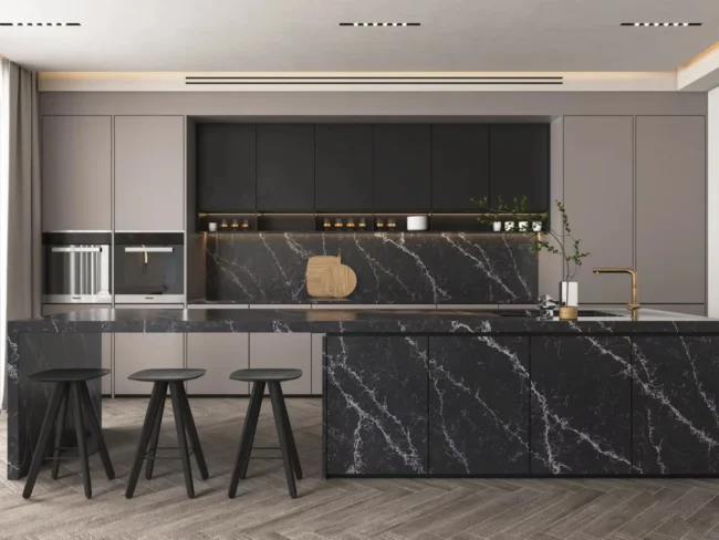 Calacatta Nero Quartz