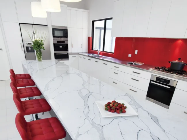 Calacatta Stormy Kitchen